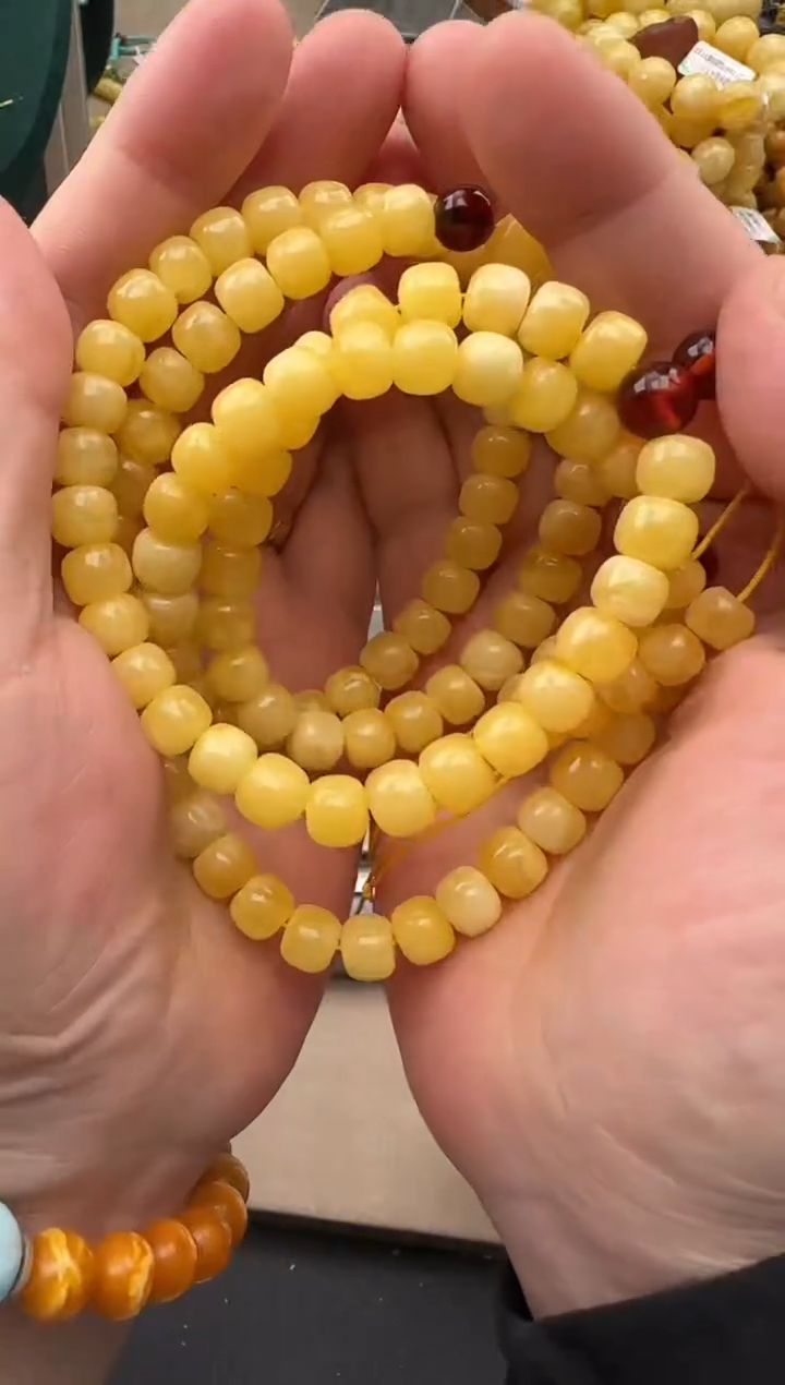 【闪购商品】琥珀项链未镶嵌琥珀 项链8.5M