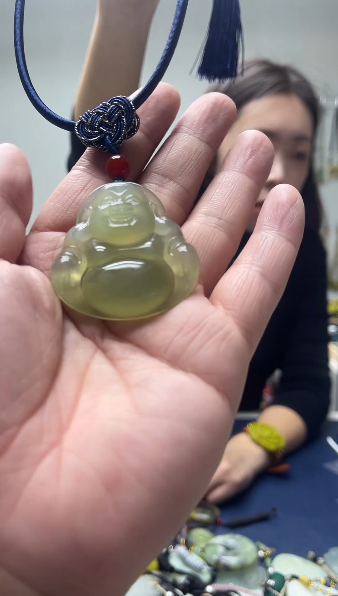 未镶嵌岫玉颈饰多样性发货 拍一发一