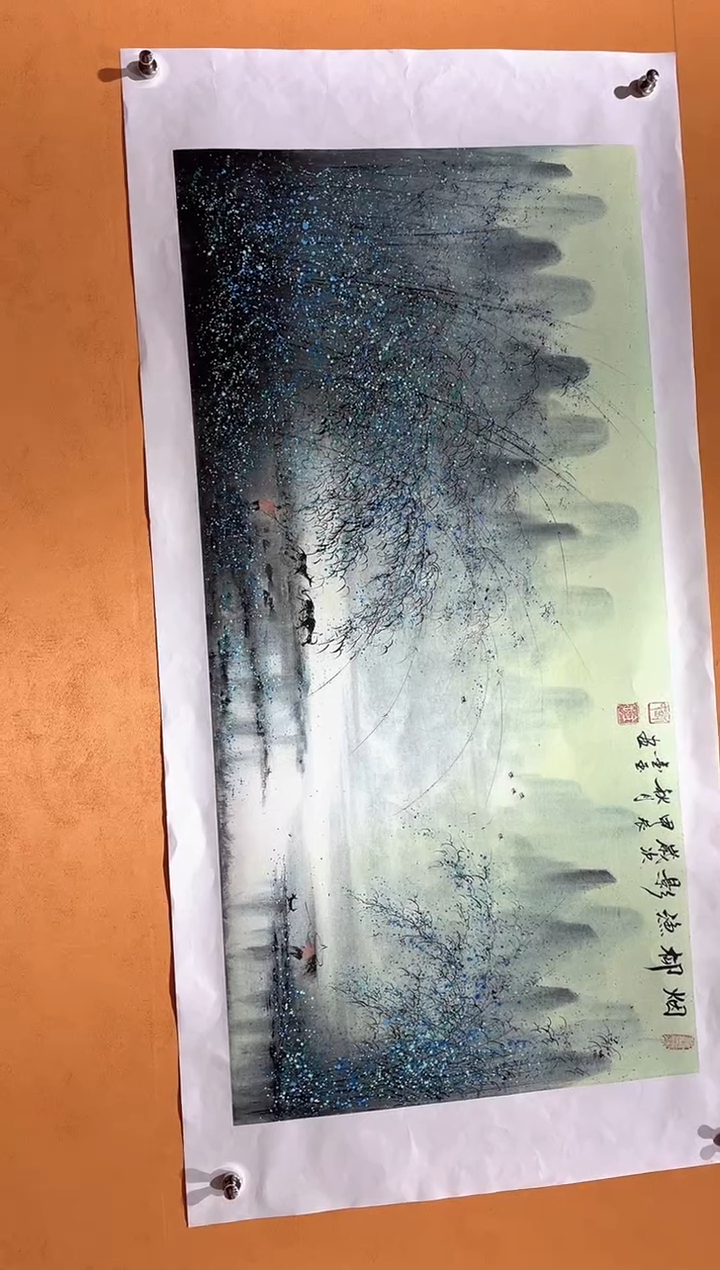 国画刘金玉教授亲笔手绘