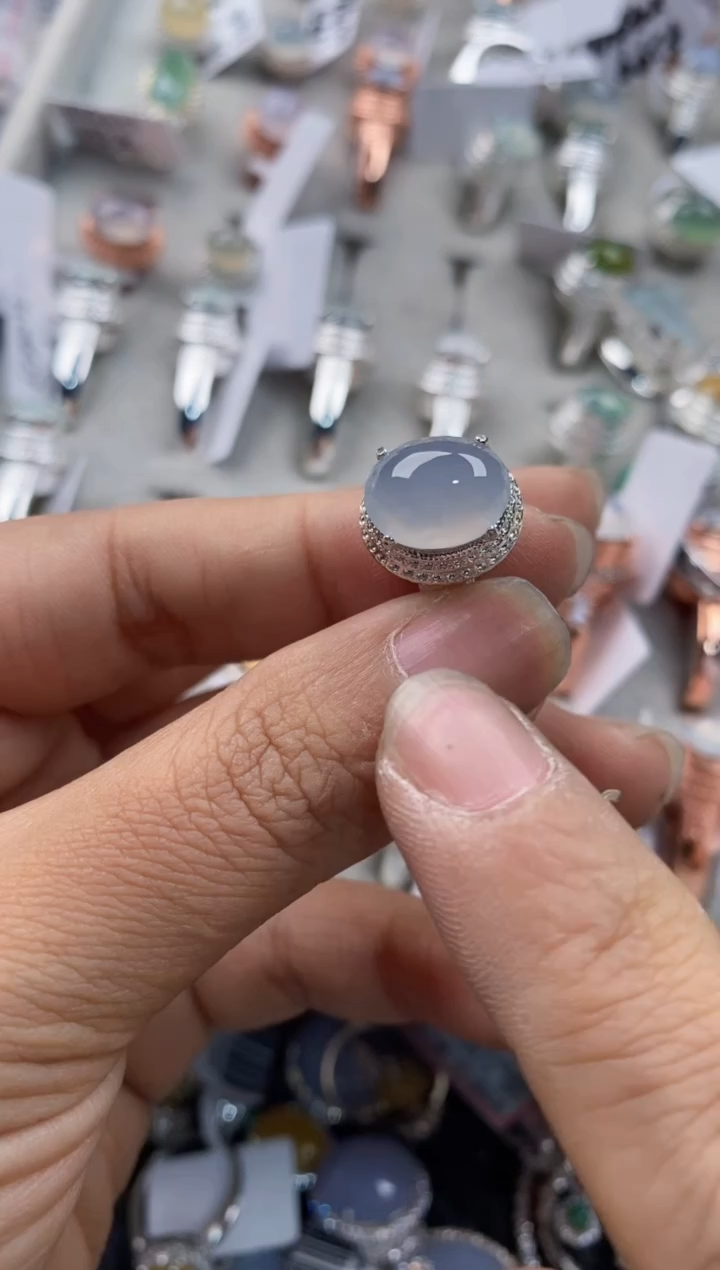 未镶嵌戒指翡翠666                8