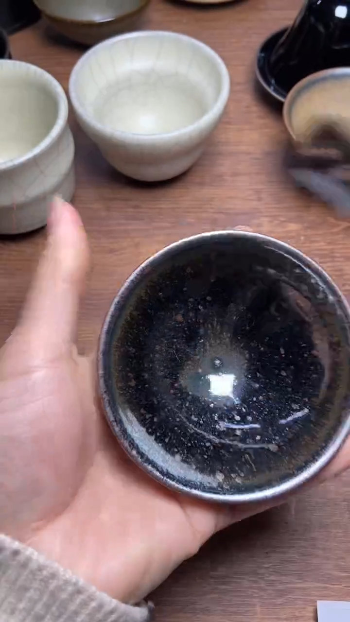 茶盏微瑕53建盏茶盏茶盏