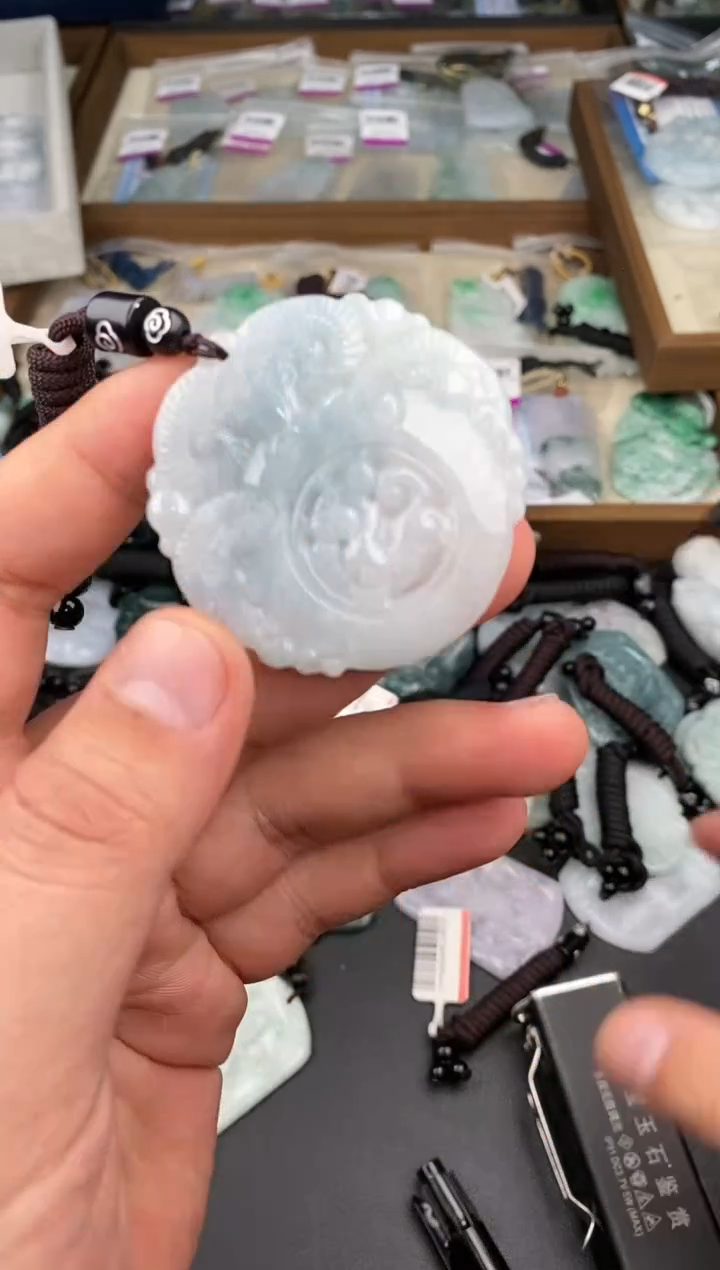 【闪购商品】翡翠颈饰未镶嵌  天然翡翠，一物一图