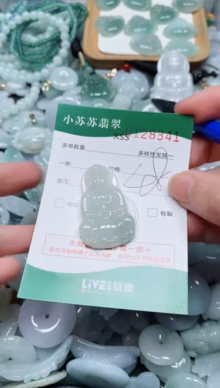 翡翠未镶嵌颈饰闪购商品0128341