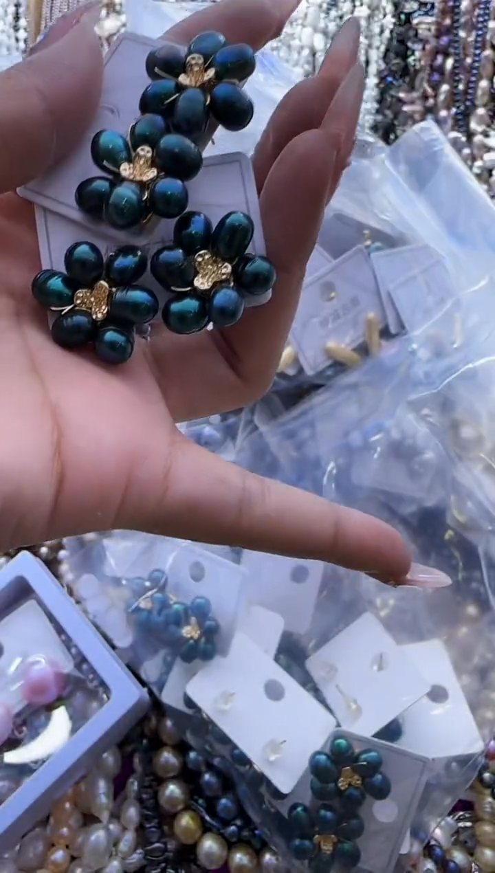 【闪购商品】淡水珍珠耳饰银S925镶嵌167x 