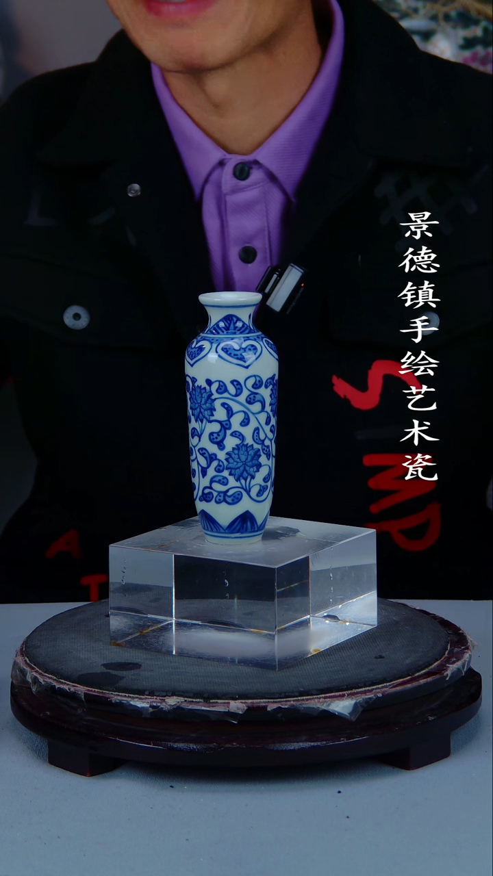 摆件陶瓷景德镇手工手绘陶瓷摆件8