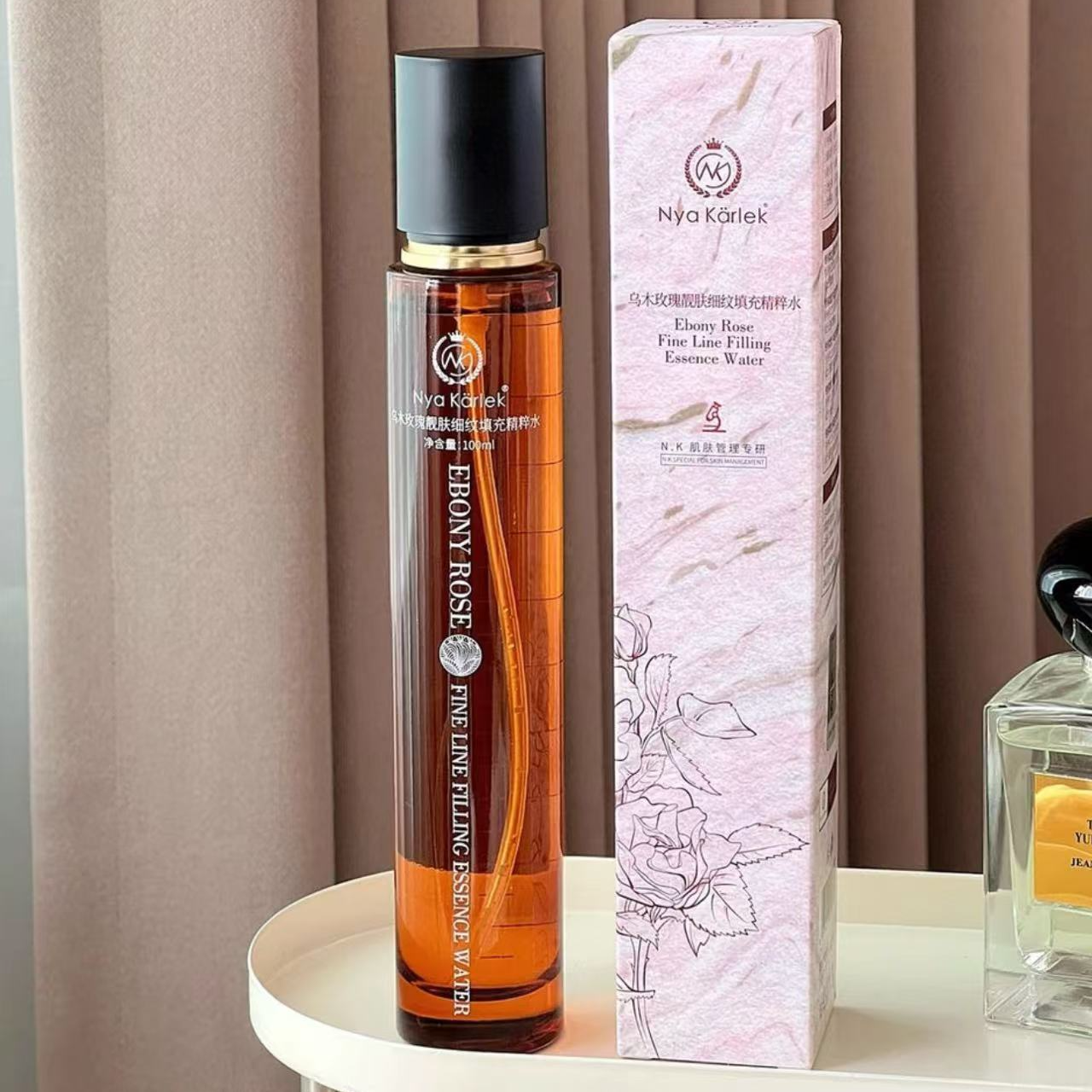 乌木玫瑰靓肤填充抗皱紧致精粹水补水保湿11189