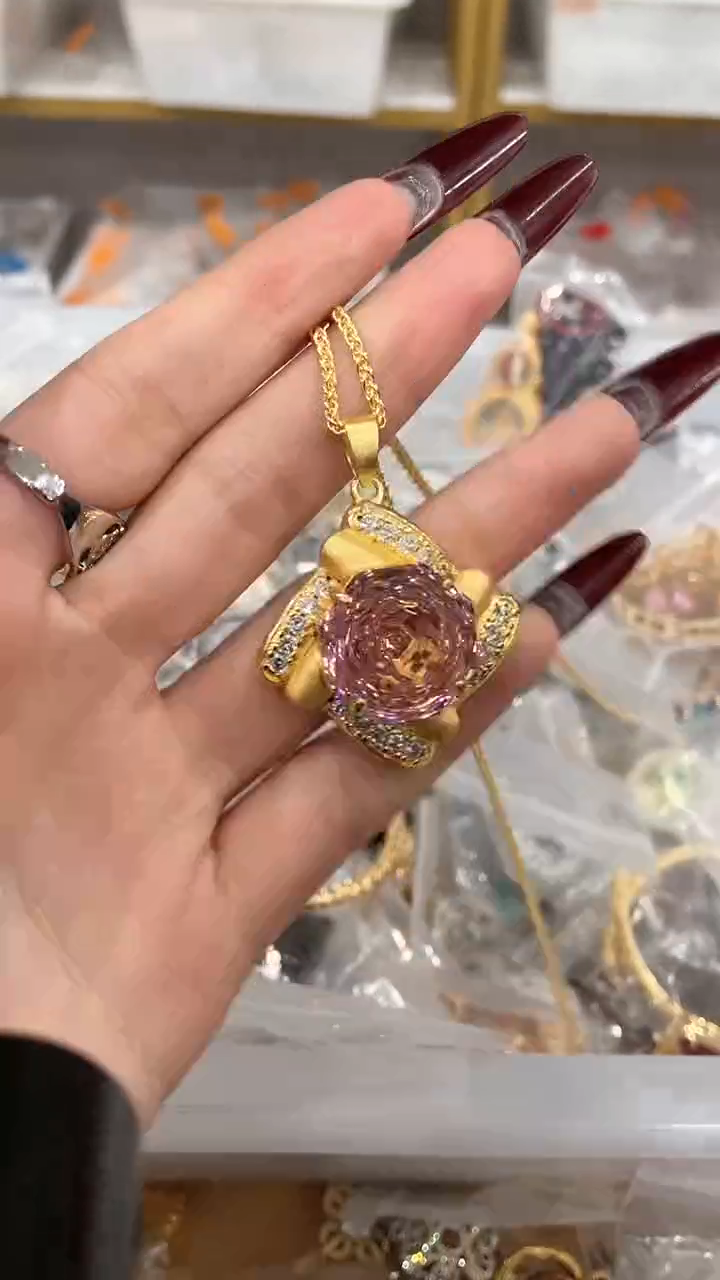 【闪购商品】合成钻石合金q738时尚气质饰品