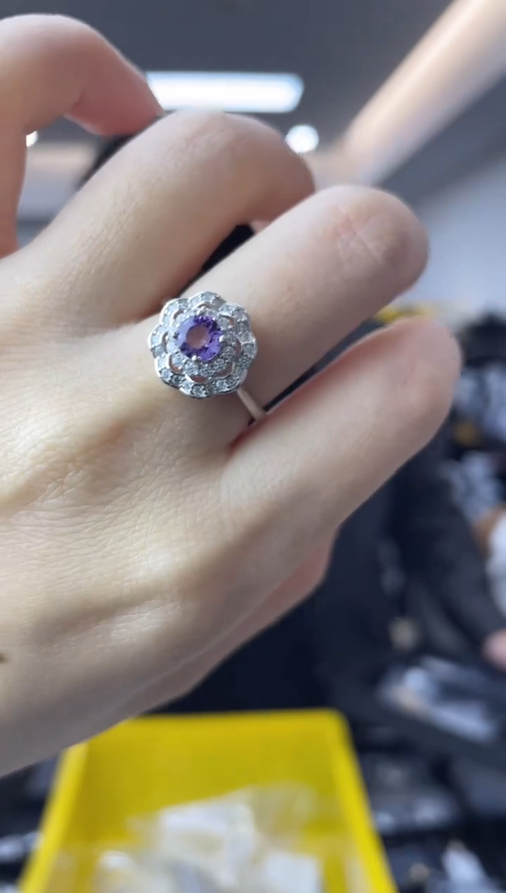 【闪购商品】紫晶·银S925镶嵌多样性一件发货