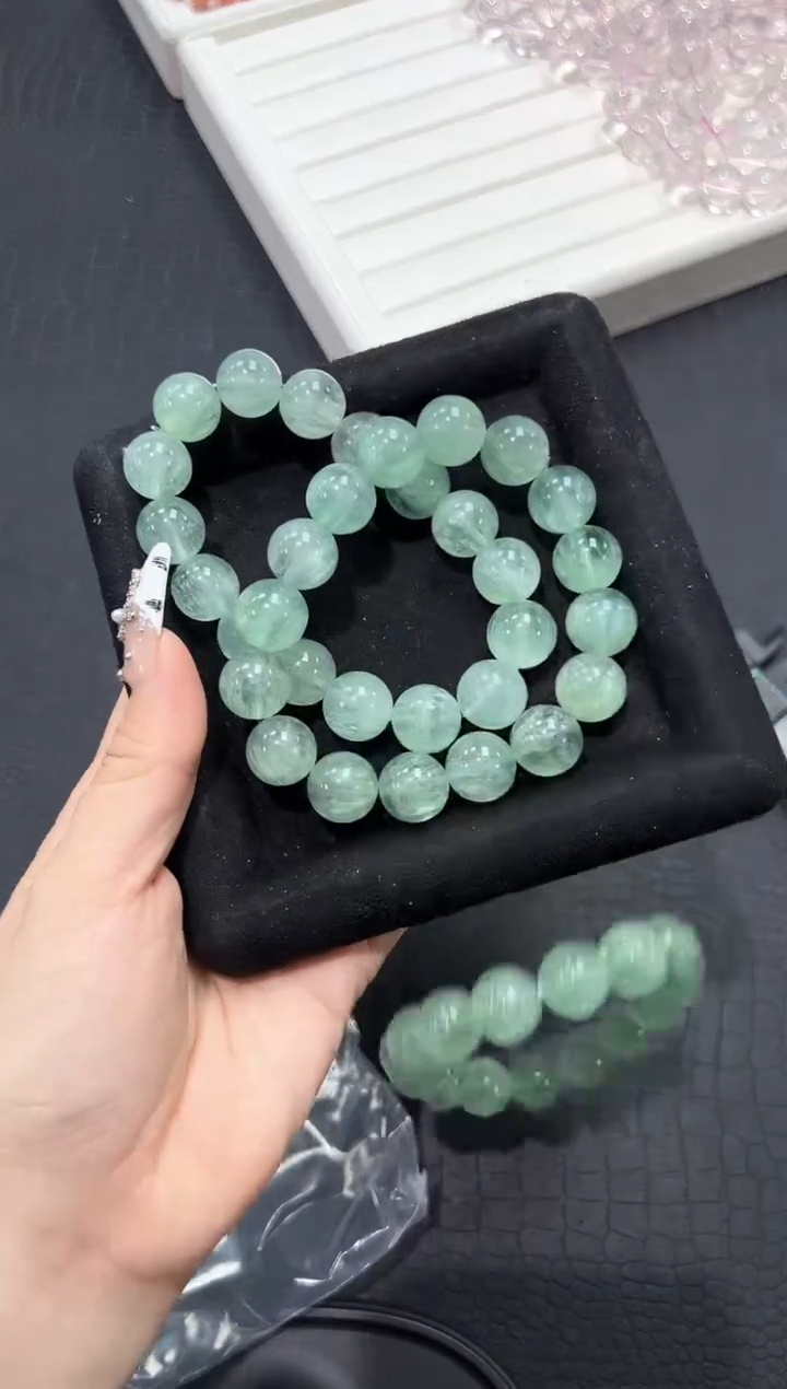 手串未镶嵌萤石19c多样性发其一【1条】默认微瑕13mm