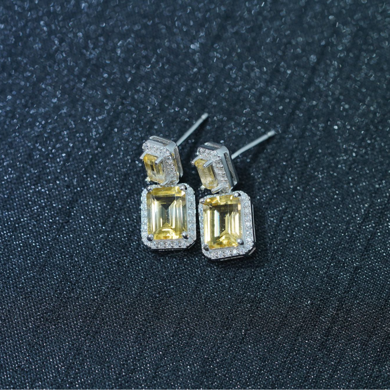 ZY-GDSHSER658-黄水晶耳环