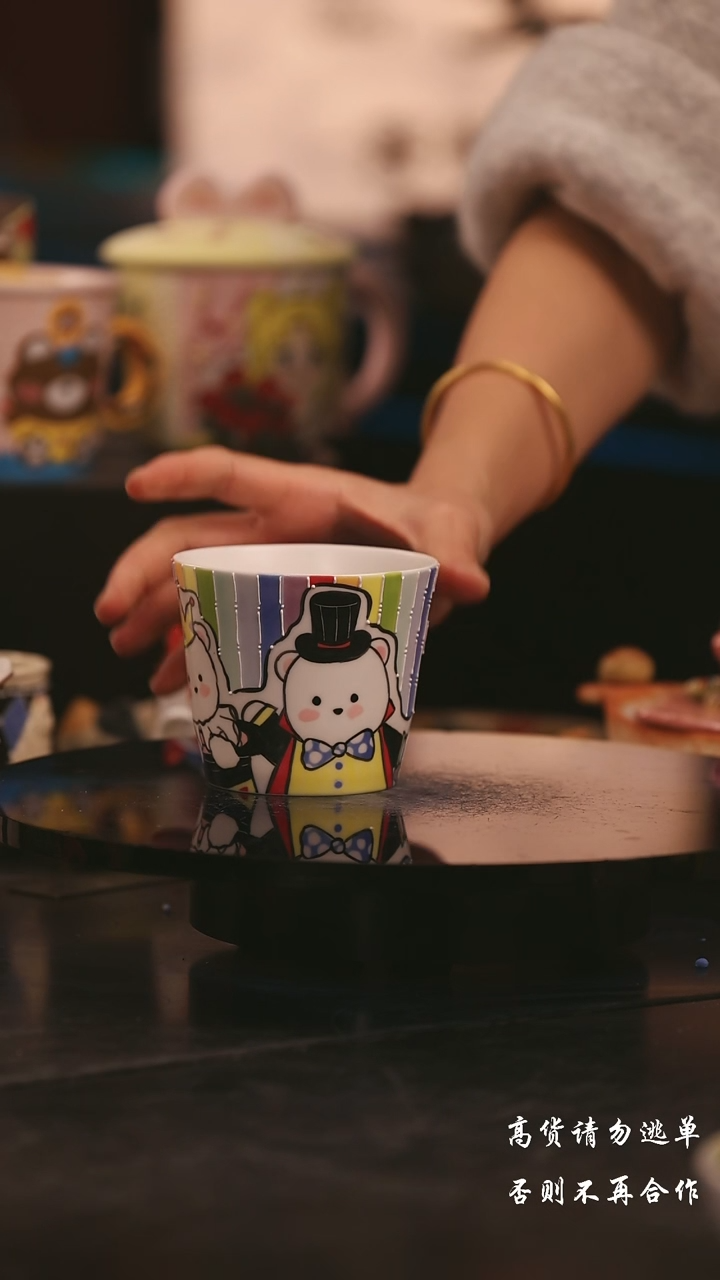 陶瓷景德镇可爱设计师款陶瓷 