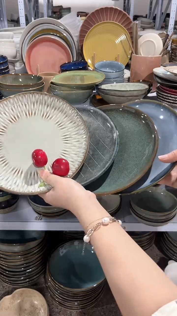 【闪购商品】瓷片外贸尾货瑕疵满20包邮X2 小盘组合