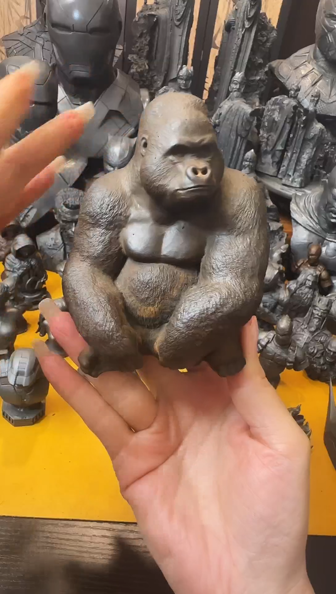 铁实心铁艺   大猩猩