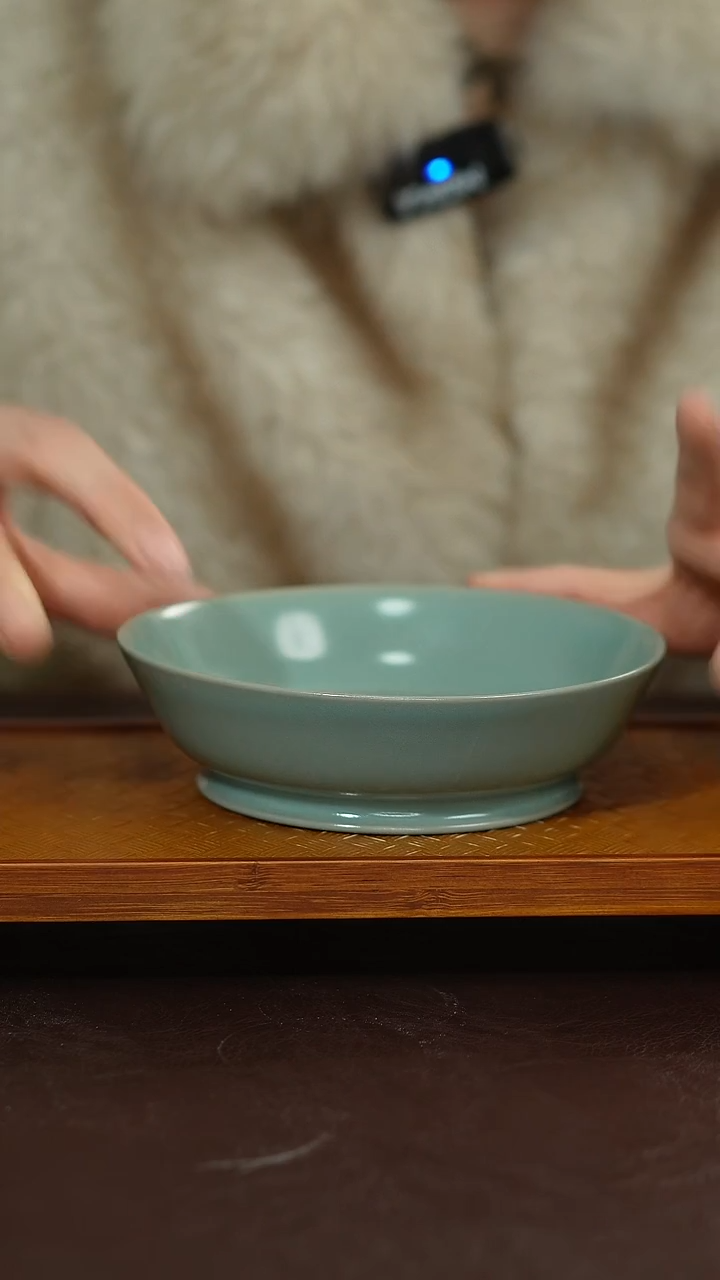 摆件陶原矿原釉汝宋汝瓷