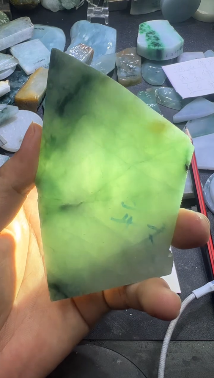 未镶嵌挂件翡翠天然缅甸翡翠A货