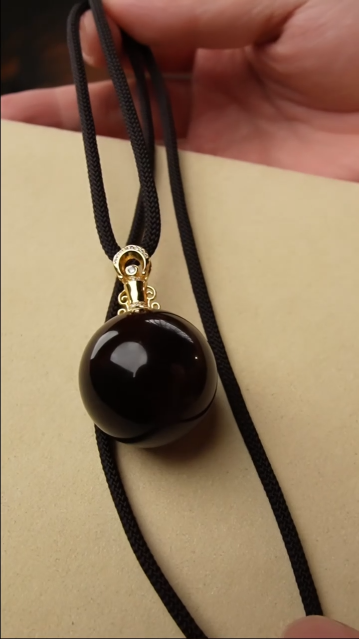 【闪购商品】琥珀颈饰未镶嵌30+紫蜜