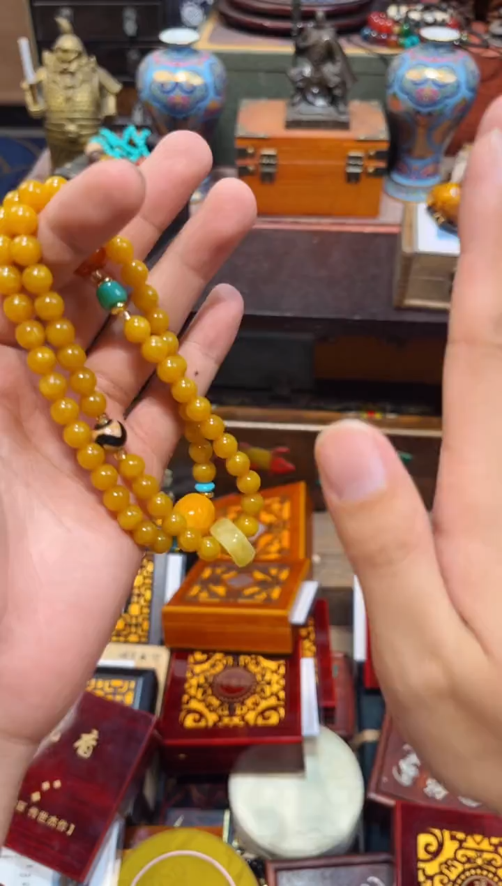 未镶嵌蜜蜡裸石S刘哥专属高端精品42