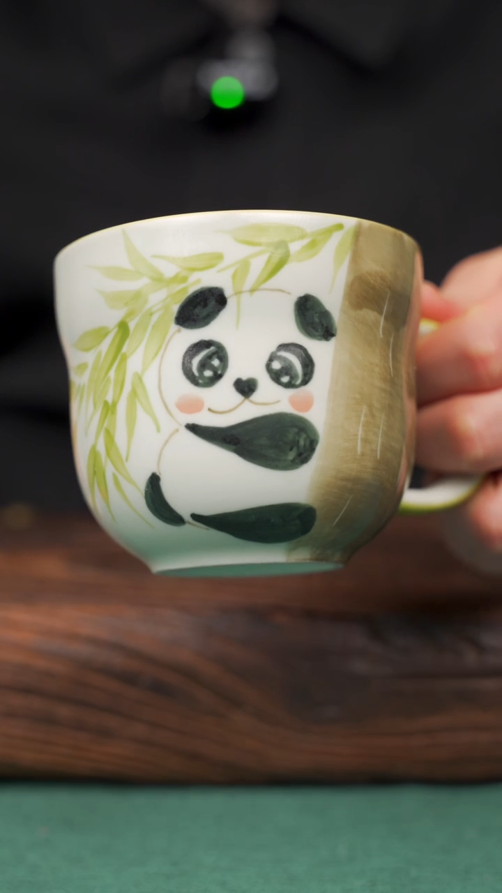 【闪购商品】瓷片74寻一缕瓷香杯釉下手工手绘瓷器