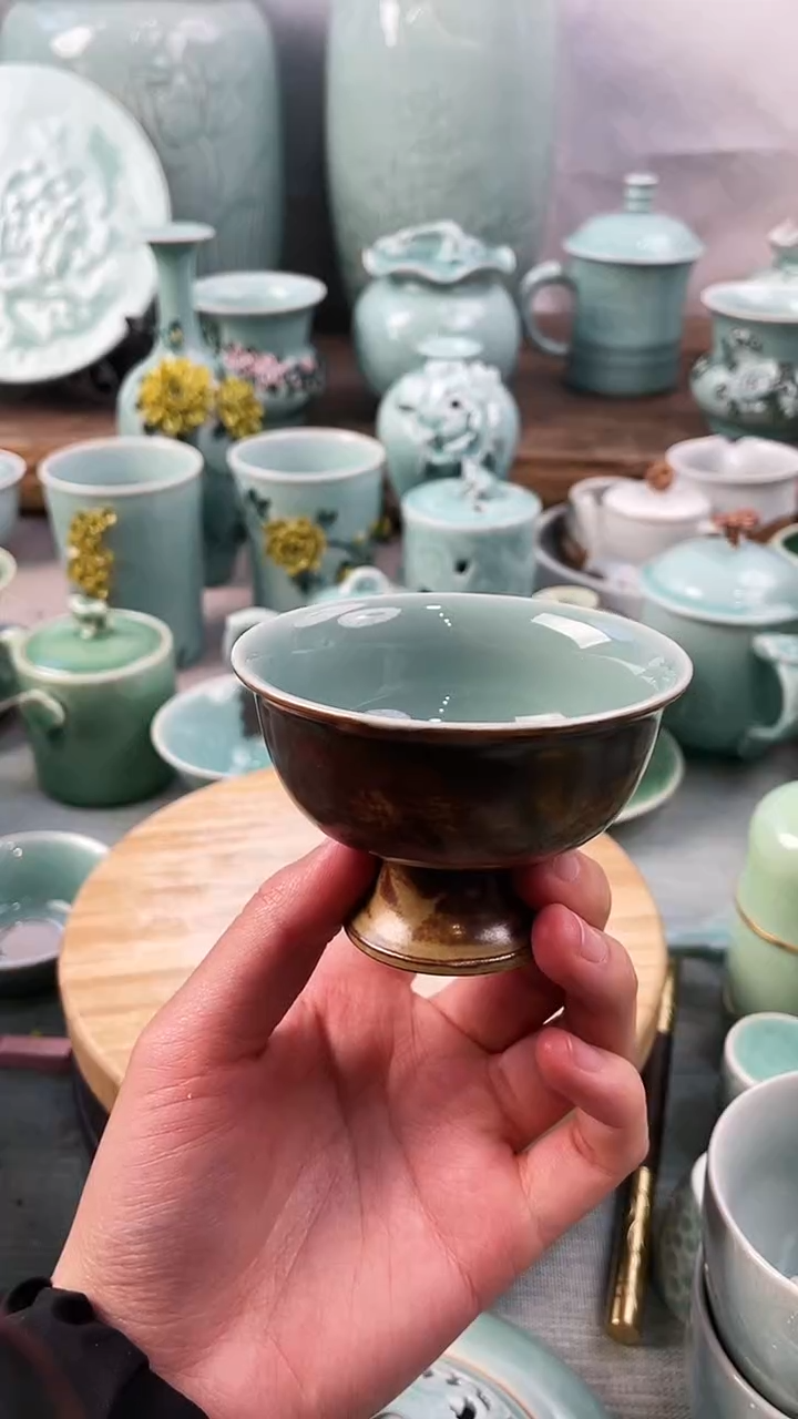 【闪购商品】特价 微瑕 慧仙青瓷