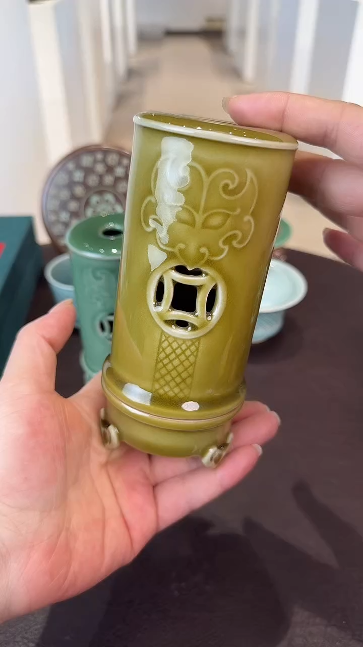 青瓷手工茶器包邮不带礼盒