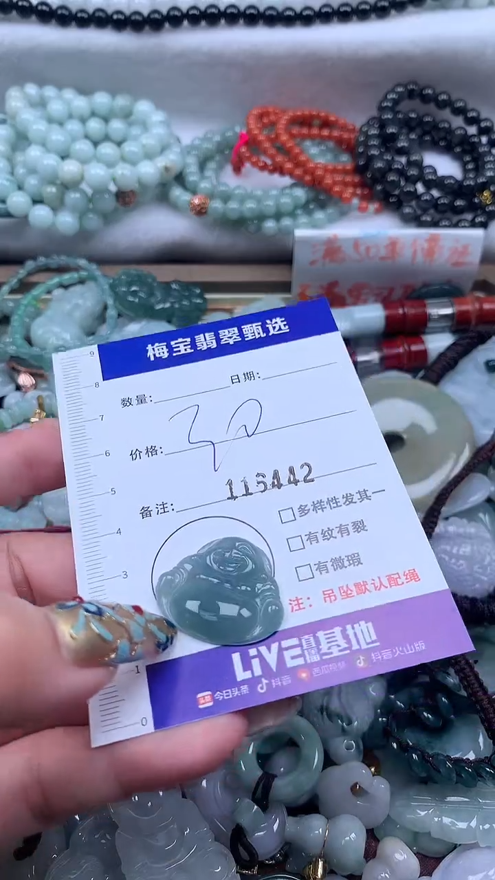 吊坠(不含链)未镶嵌翡翠1