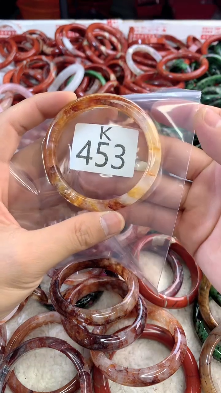 水晶手镯K未镶嵌水晶453-56