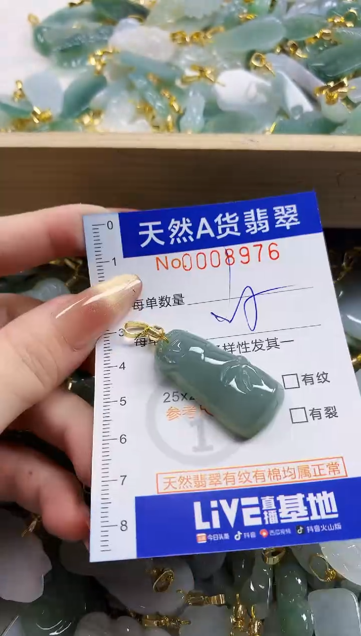 颈饰未镶嵌翡翠天然A货翡翠