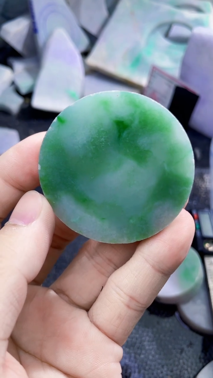 裸石翡翠天然A货翡翠板料