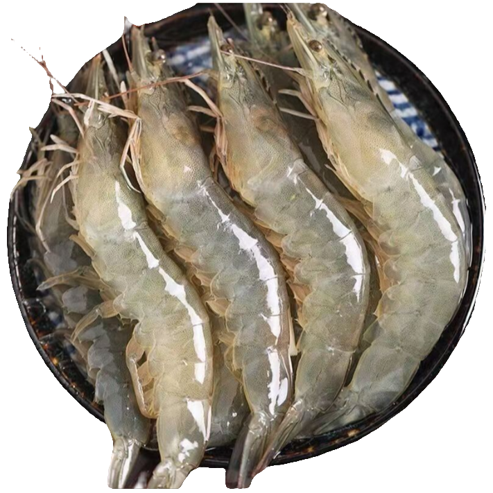M2【海水大虾3斤送1斤共到手4斤】 肉质鲜甜脆嫩14-17cm一盒4斤50-60只 今天发明天到