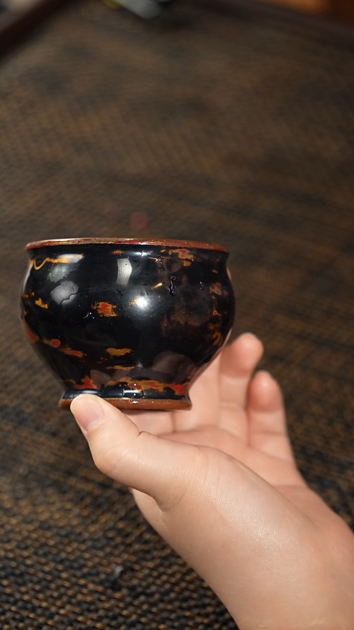 【闪购商品】紫砂茶杯非遗茶器-大漆缸杯
