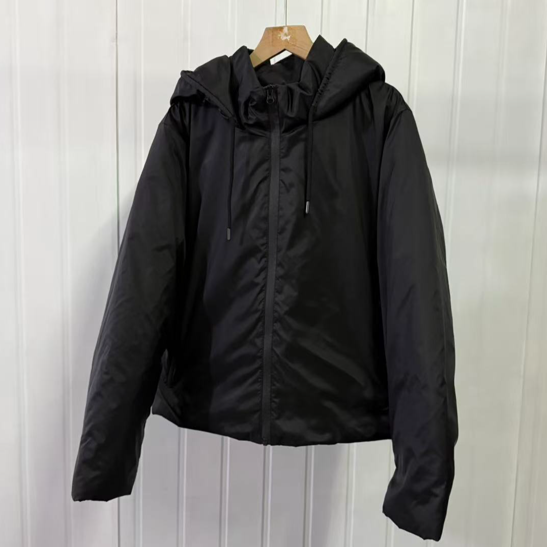 艳儿家【连帽短款夹克保暖棉服】休闲款抗风保暖棉服潮流带帽