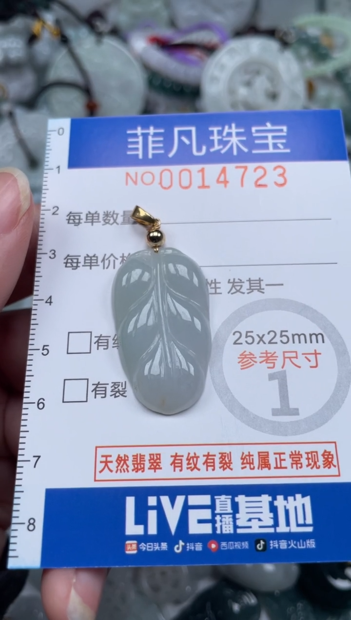 颈饰未镶嵌翡翠14723