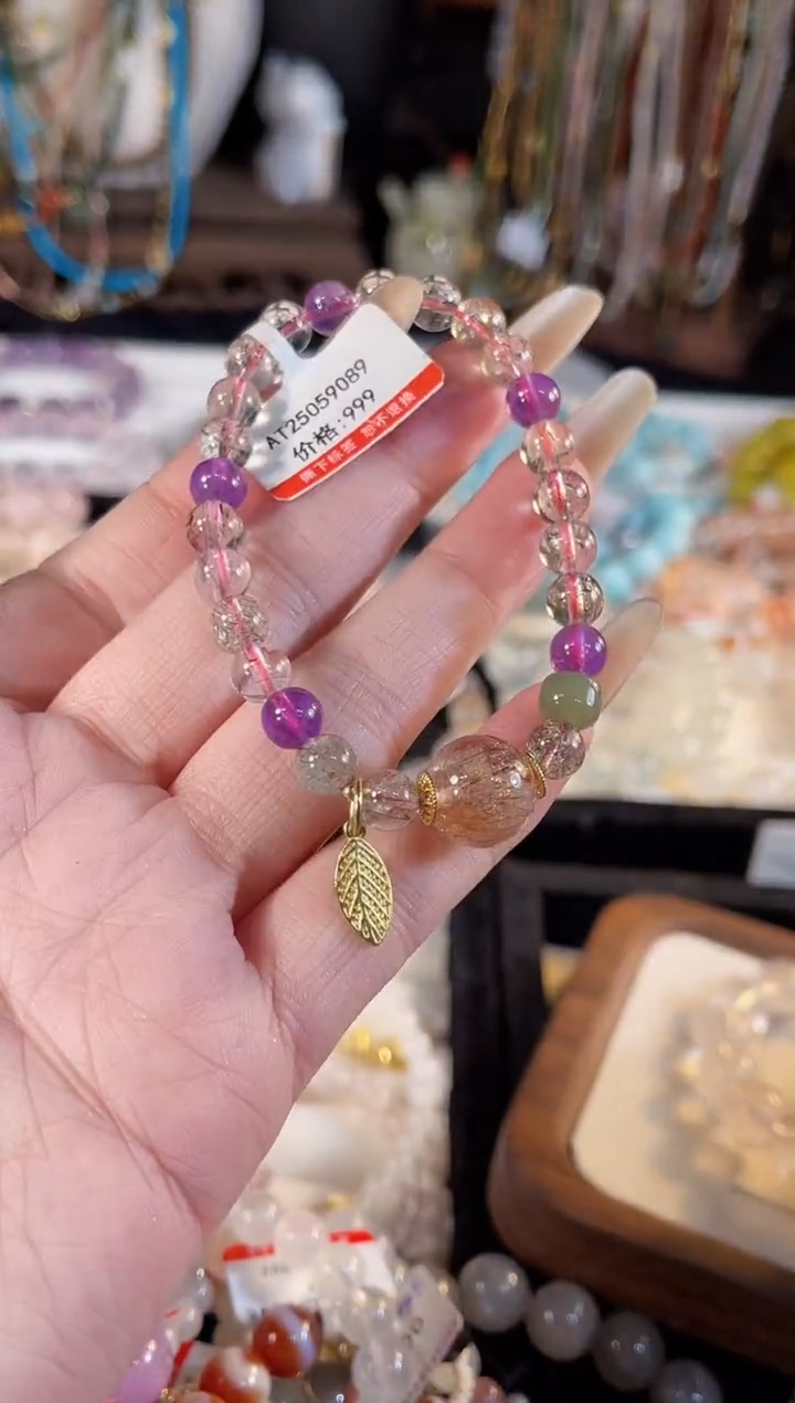 【闪购商品】水晶手链未镶嵌多样性发货其一