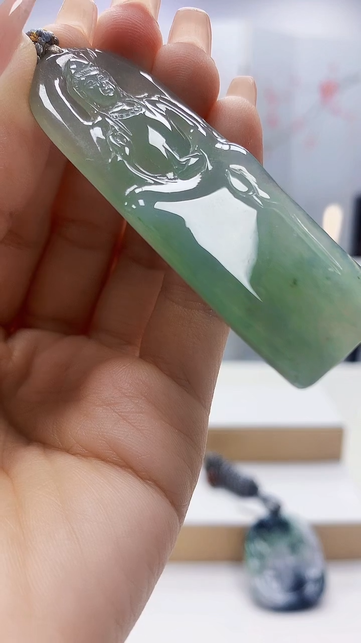 未镶嵌定制翡翠5167ty-毛货挂件2