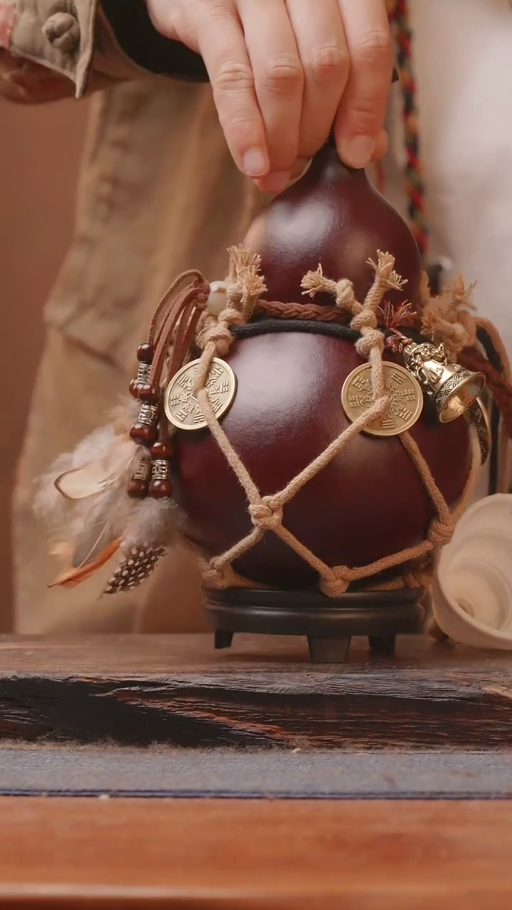 【闪购商品】44号精品大漆葫芦防腐防渗装水茶酒