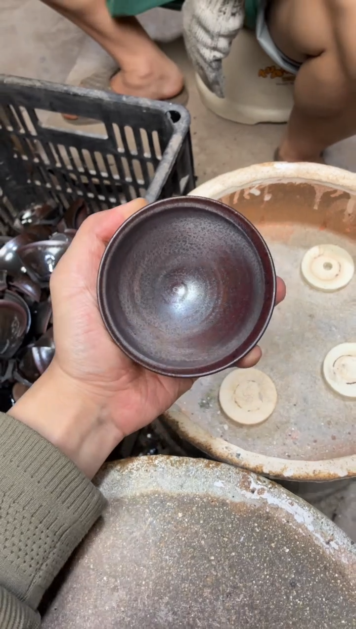 茶盏真柴烧建盏换点柴火