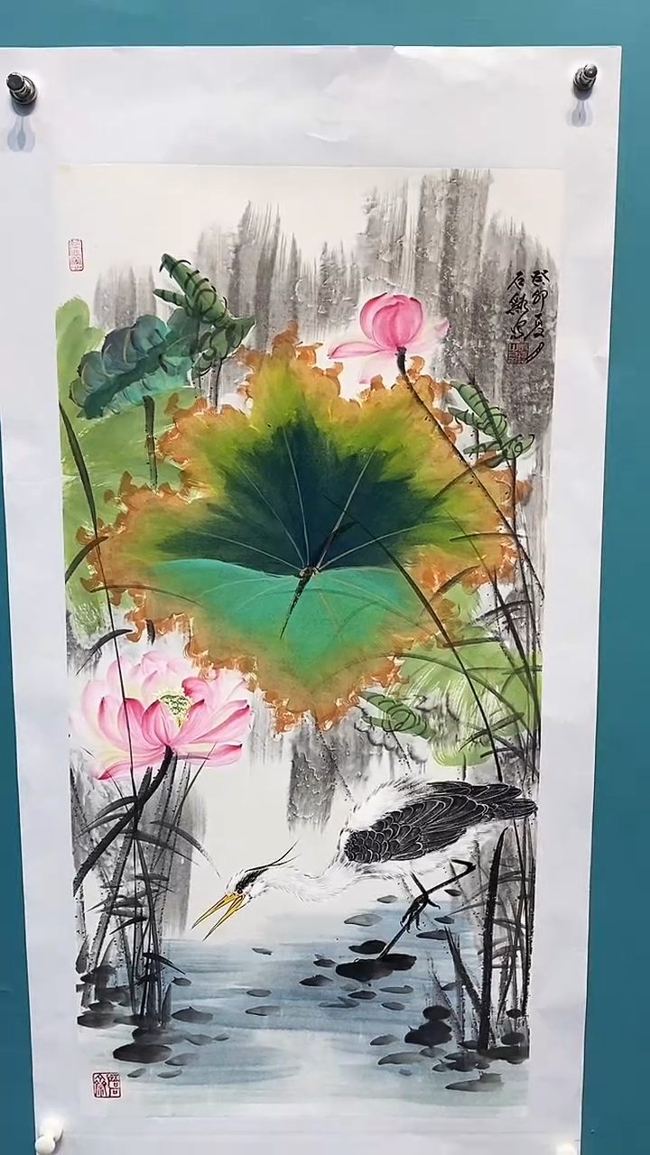 国画画都展厅明德老师国画作品5