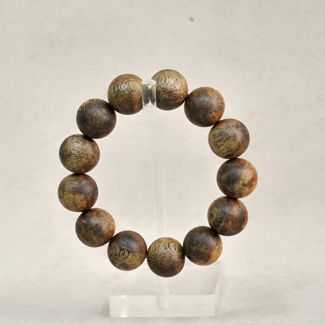文华开物拍品 4 海南莺歌绿棋楠 18mm*13单圈176