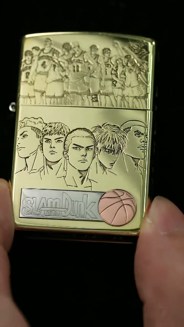zippo灌篮高手礼盒的打火机