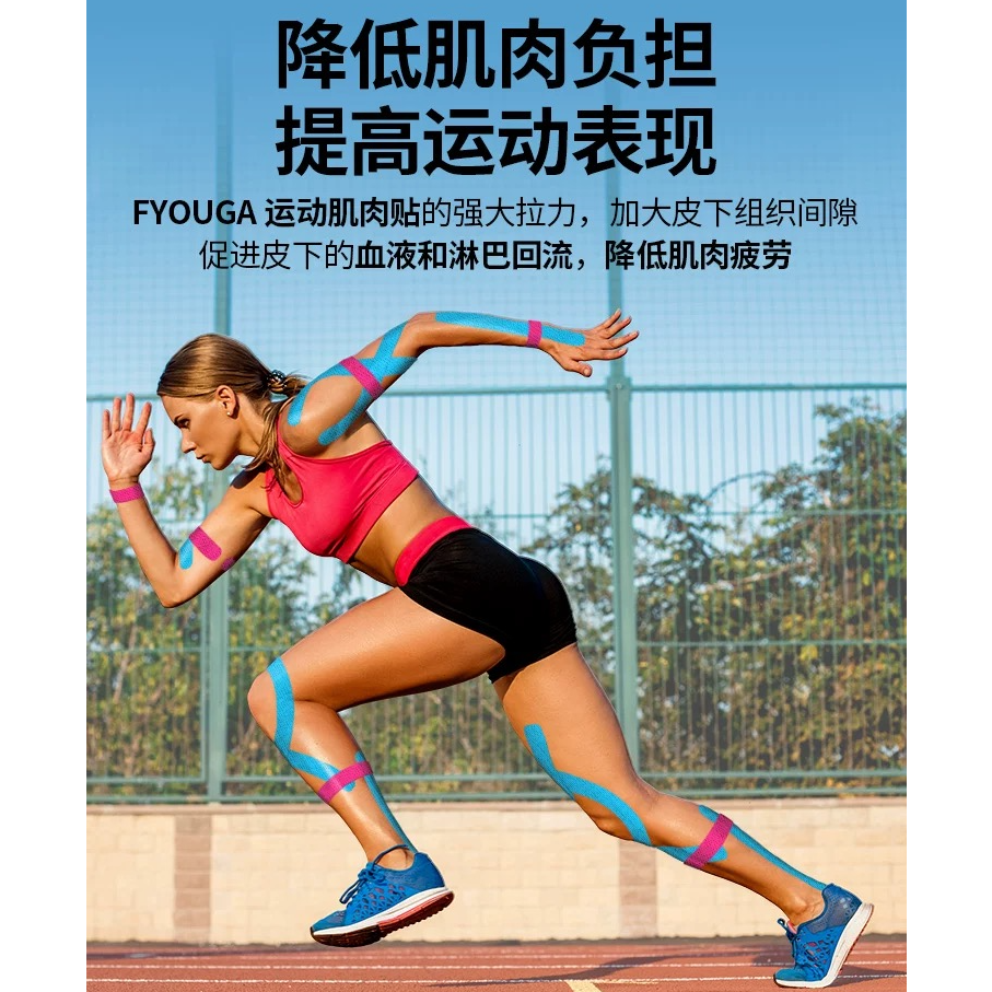运动肌肉贴健身户外
