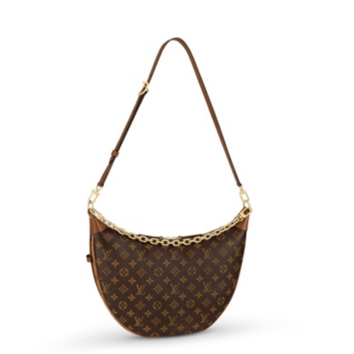 未使用 LouisVuitton/路易威登 攀攀Loop Hobo 大豌豆月亮包