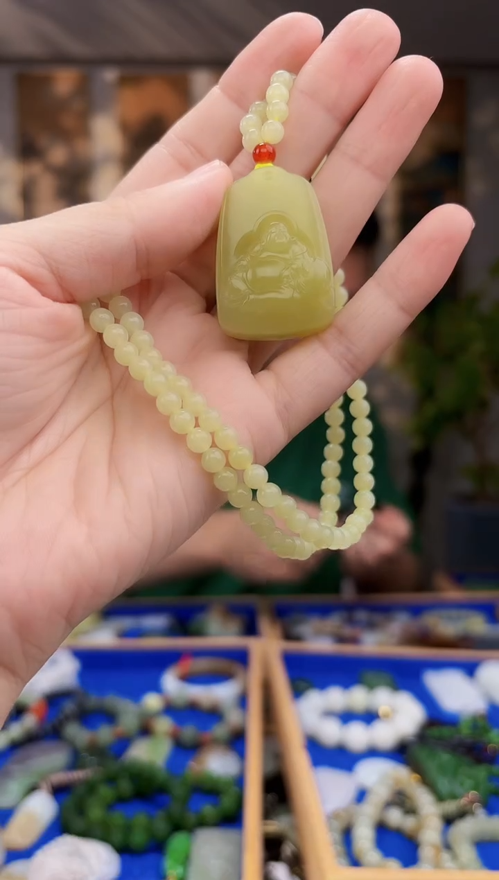 未镶嵌和田玉挂件拍一发一