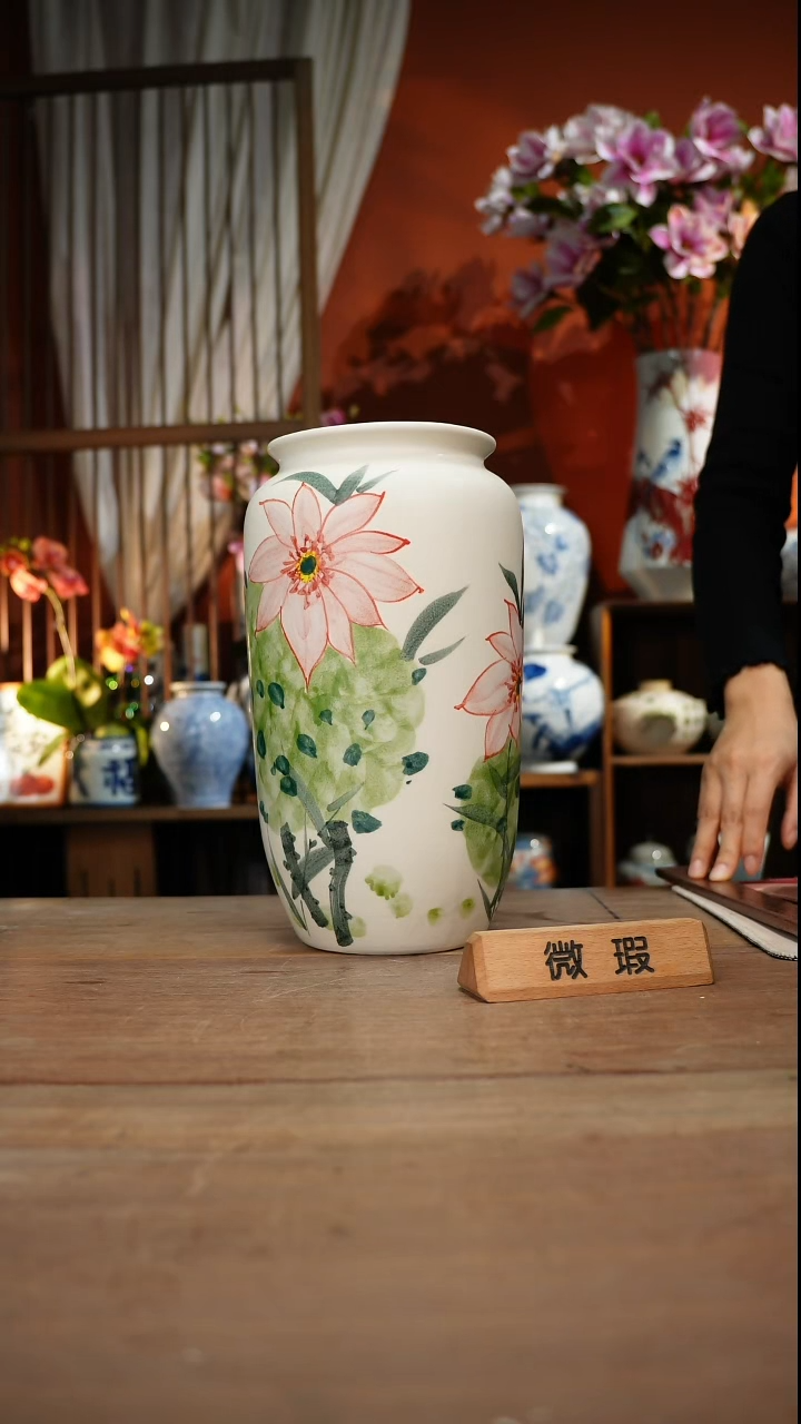 当代高温釉下彩手绘陶瓷餐具