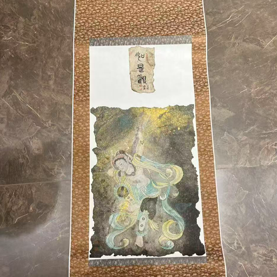 胡东D老师-卷轴-反弹琵琶【杨柳青】固定作品链接