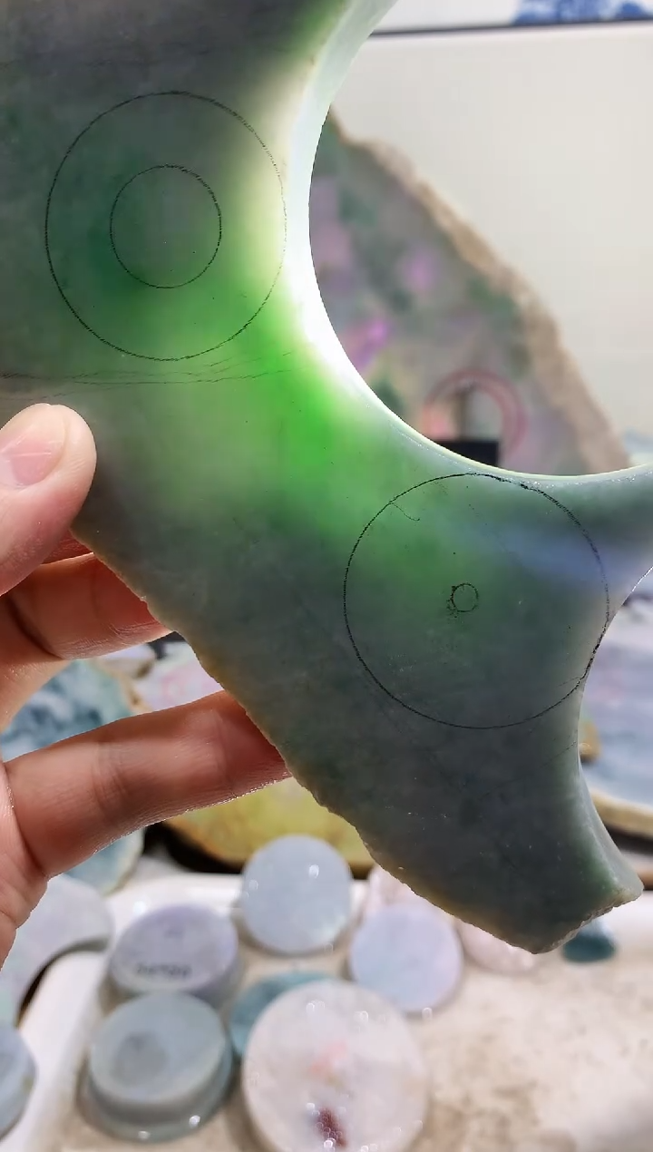 裸石翡翠0蒙0翡翠珠宝686