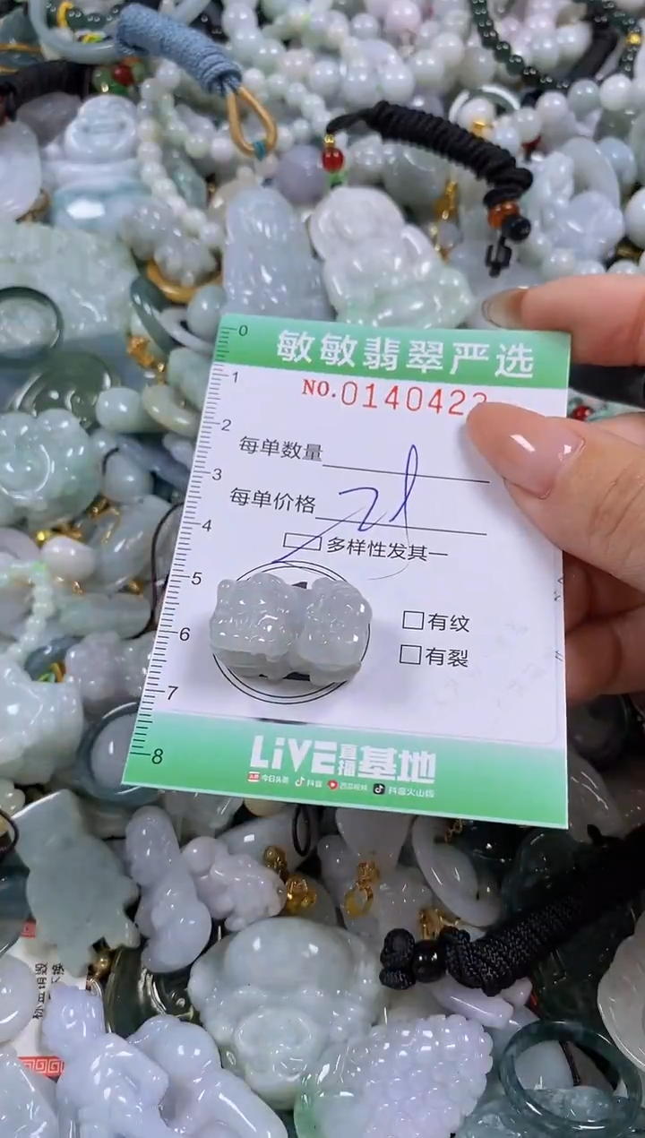 【闪购商品】翡翠未镶嵌颈饰闪购0140423多样性发其一