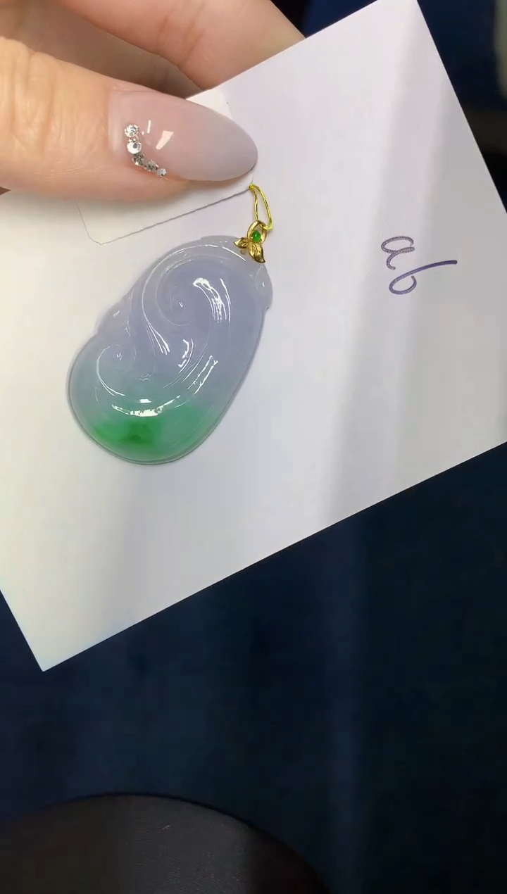 【闪购商品】翡翠颈饰18K金镶嵌000000000000