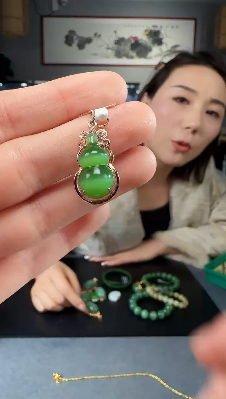 【闪购商品】和田玉吊坠(不含链)银S925镶嵌1