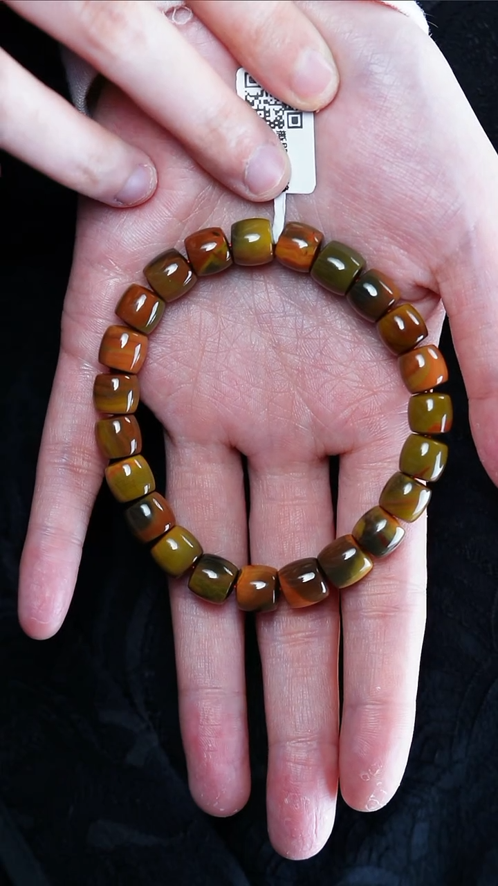 【闪购商品】南红玛瑙手串未镶嵌包浆@@SCBJ单-9m直切手工