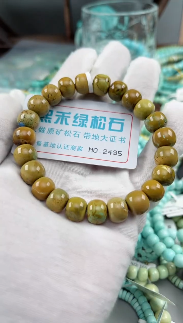 未镶嵌绿松石松石2435